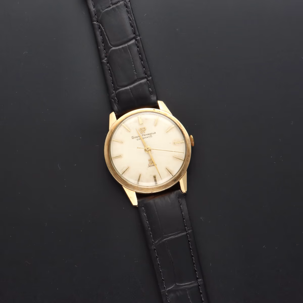Girard Perregaux 9ct Gold Gyromatic Watch