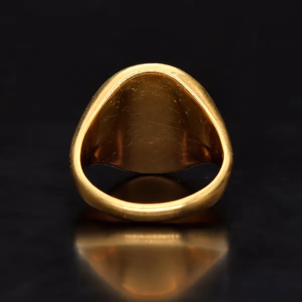 18ct Yellow Gold Antique Seal Ring