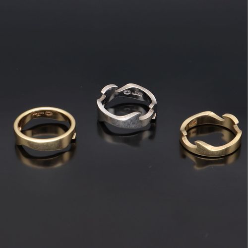 Georg Jensen 18ct Gold Fusion Ring Design no 51 image-5