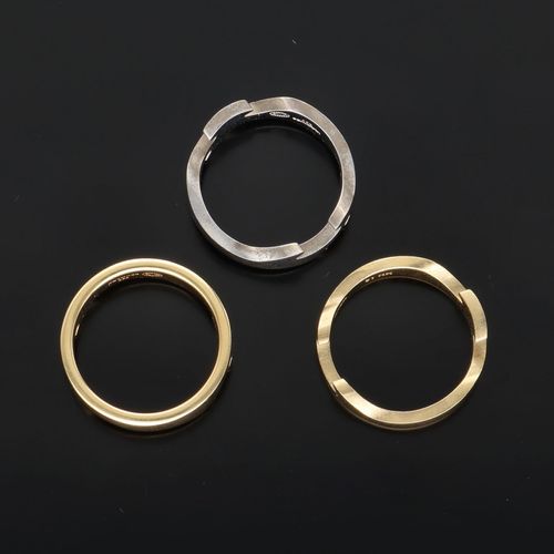 Georg Jensen 18ct Gold Fusion Ring Design no 51 image-6