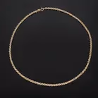 Vintage 9ct Gold Rope Chain