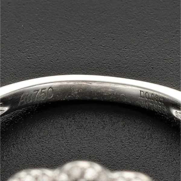 18ct White Gold Pink Diamond & Diamond Cluster Ring
