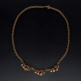 Vintage Finnish Bronze Jäkälä Necklace
