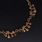 Vintage Finnish Bronze Jäkälä Necklace