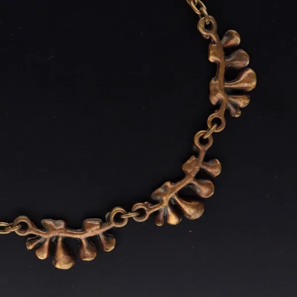 Vintage Finnish Bronze Jäkälä Necklace