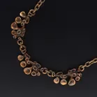 Vintage Finnish Bronze Jäkälä Necklace