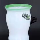 Large Hand Painted Kosta Boda Bird Vase