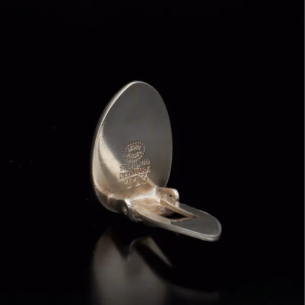 Pair of Georg Jensen Silver Earrings