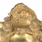 Antique French Bronze Double Inkwell