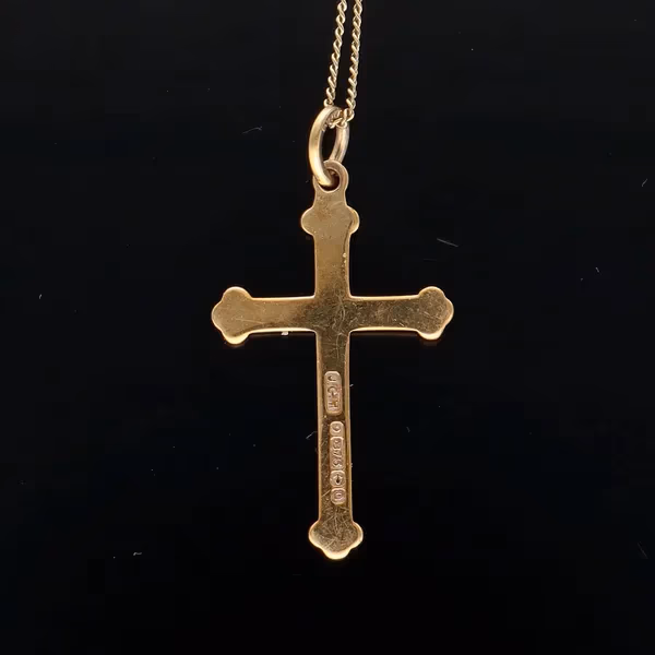 9ct Gold Cross Pendant