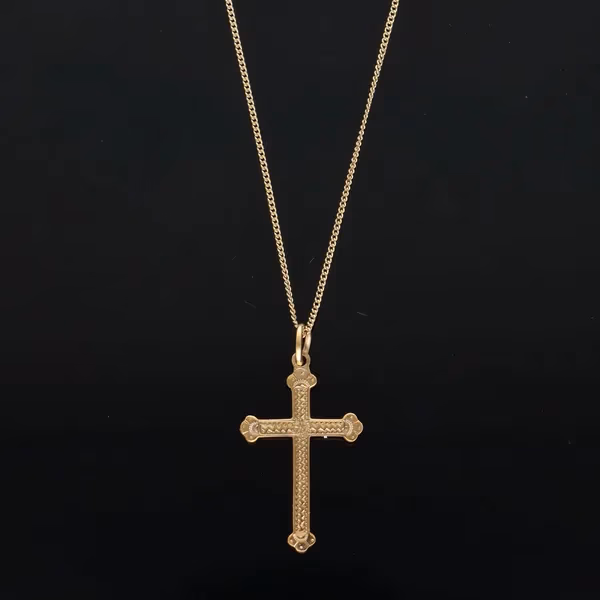 9ct Gold Cross Pendant