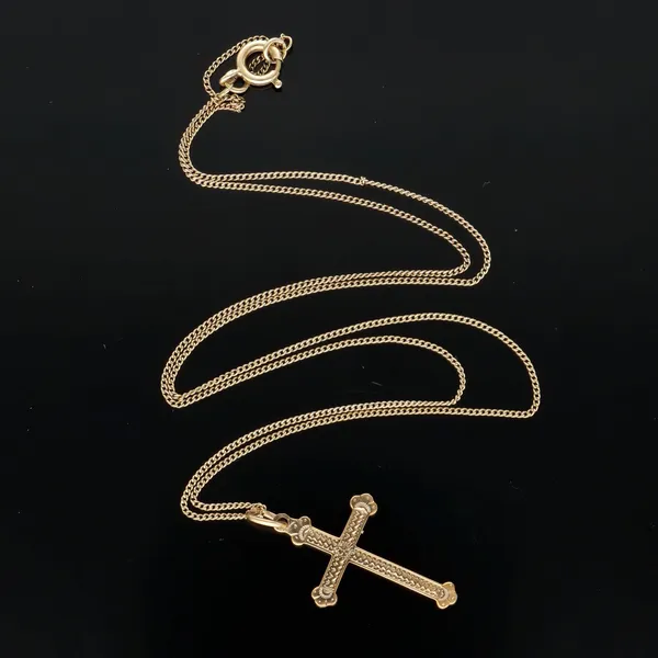 9ct Gold Cross Pendant