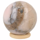 Roze opaal bol 47mm - 360° presentation