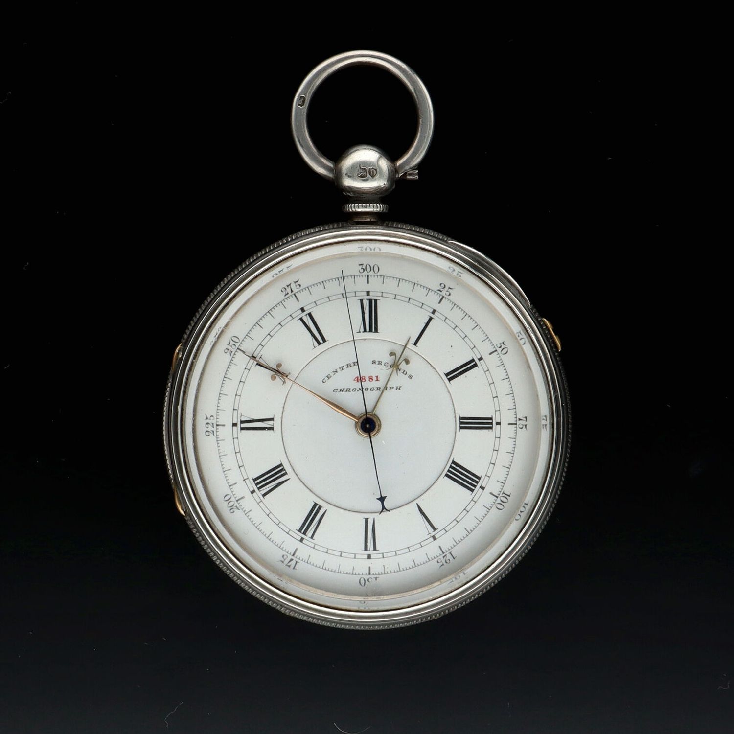 H E Peck Silver Pocket Watch Watches Hemswell Antique Centres