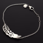 Sterling Silver Plume Bracelet