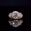 360° view of The Antique Georgian Rose Cut Diamond Cluster Ring