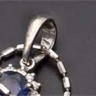 18ct Gold Sapphire and Diamond Pendant