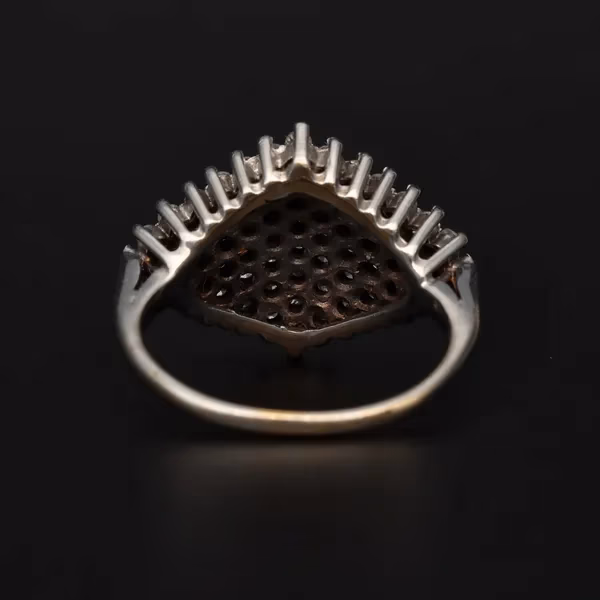 9ct Gold Diamond Cluster Ring