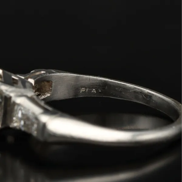 Art Deco Platinum and Diamond Ring