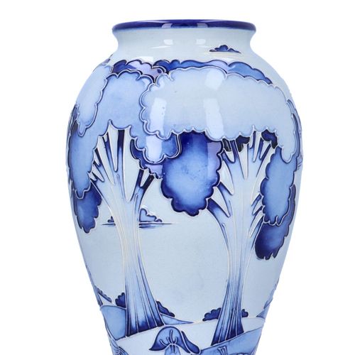 Moorcroft 'Wanderer's Sky Blue on Blue' Vase image-3
