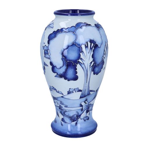 Moorcroft 'Wanderer's Sky Blue on Blue' Vase image-2