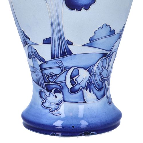 Moorcroft 'Wanderer's Sky Blue on Blue' Vase image-4