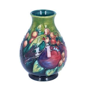 Moorcroft Finches Special Events Vase