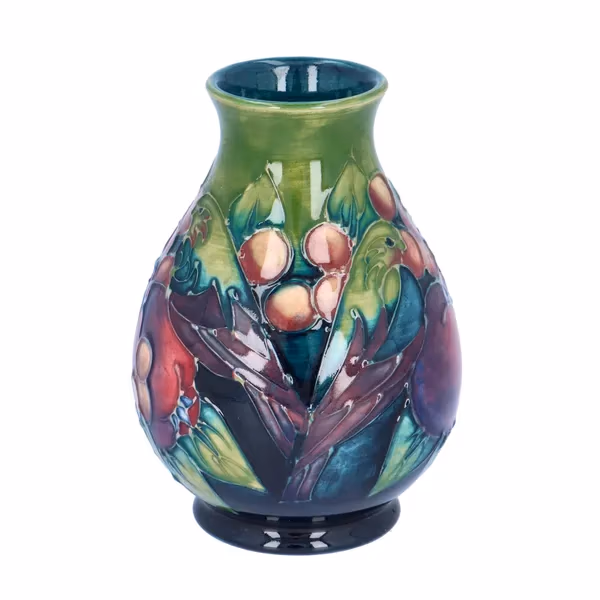 Moorcroft Finches Special Events Vase