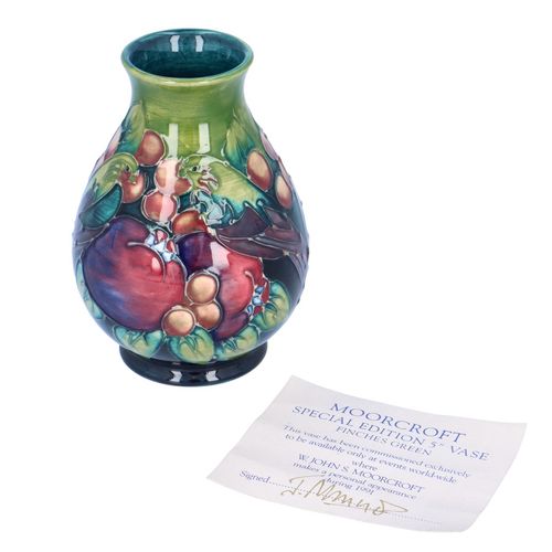 Moorcroft Finches Special Events Vase image-2