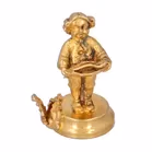 Vintage Continental Silver-Gilt Novelty Figure Name Place Settings