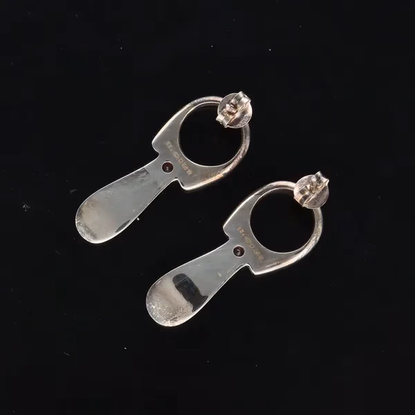Silver Ring Pull Earrings by Rebecca Joselyn