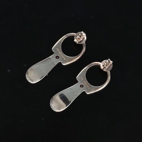 Silver Ring Pull Earrings by Rebecca Joselyn image-3