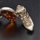 Silver and Amber Necklace