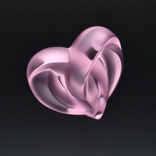 Lalique Pink Entwined Heart image-2