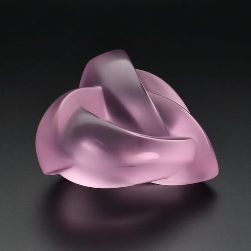 Lalique Pink Entwined Heart image-4