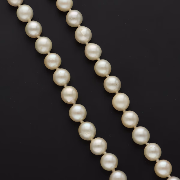 Silver Clasp Re-Strung Cultured Pearls