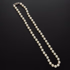 Silver Clasp Re-Strung Cultured Pearls