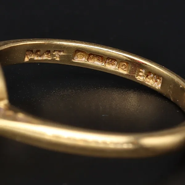 18ct Gold Ruby and Diamond Ring