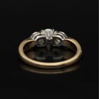 18ct Yellow Gold Diamond Trilogy Ring