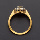 18ct Gold Diamond Sapphire Ring