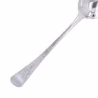 Pair of Georgian Bright Cut Sterling Silver Serving Spoons