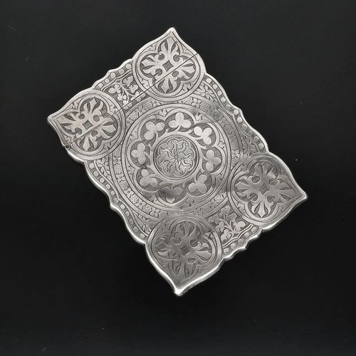 19th Century Silver Hillard and Thomason Card Holder image-1
