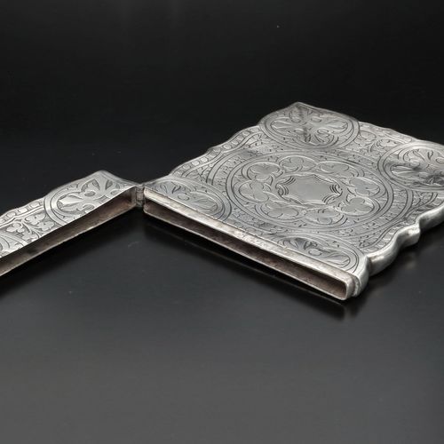 19th Century Silver Hillard and Thomason Card Holder image-4