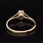 9K Gold Diamond Solitaire Ring