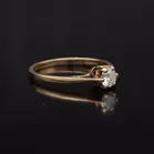 9K Gold Diamond Solitaire Ring