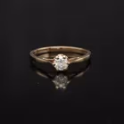 9K Gold Diamond Solitaire Ring