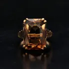 9ct Gold Smokey Quartz Ring