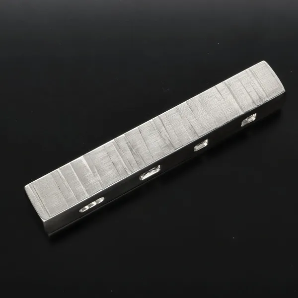 Boxed Modernist Silver Ingot Paperweight