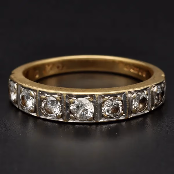 18ct Yellow Gold Diamond Eternity Ring