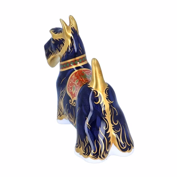 Royal Crown Derby Scottish Terrier Paperweight